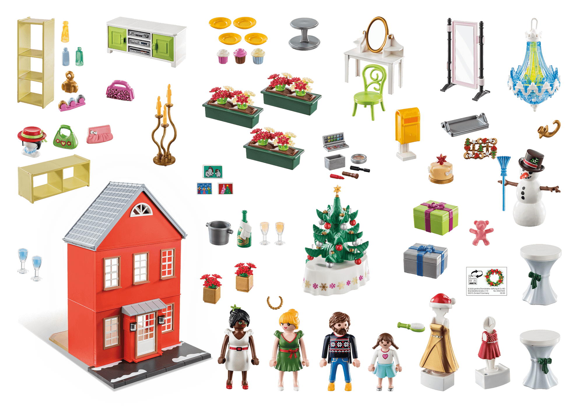 70383 "Calendrier de l'Avent  'P&egrave;re No&euml;l dans la ville"" " detail image 3